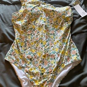 Freshwater Brand One Shoulder Swimsuit